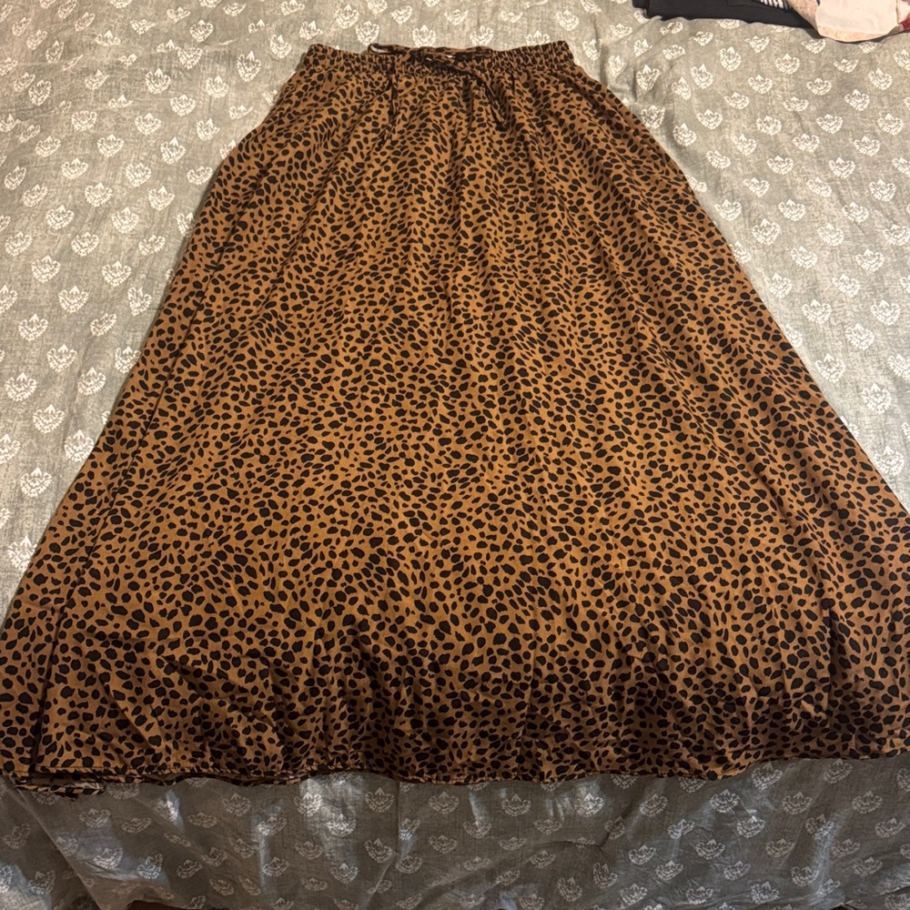 Leopard Print Women's Skirt